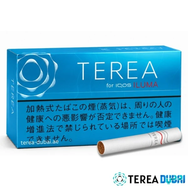 TEREA Regular Japan pack of 20 sticks, roasted tobacco with nutty and woody aroma, in Dubai